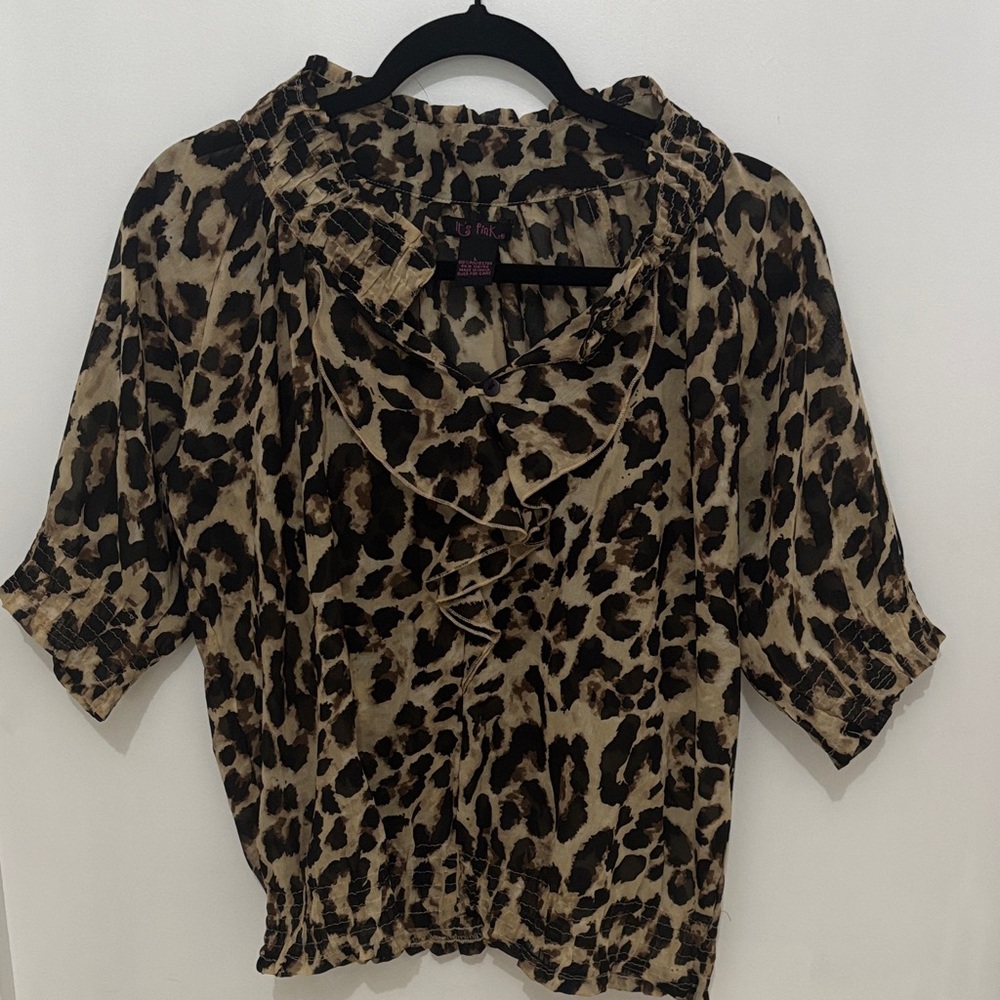 3/10 Leopard Print Blouse
